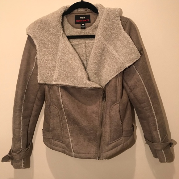 Miss Sixty Shearling lined Jacket with Hood - Picture 4 of 4